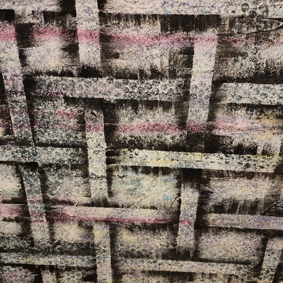 HANDCRAFTED Abstract Painting HANDPAINTED Illusion Art HANDMADE Wall Decor - Picture 13 of 16